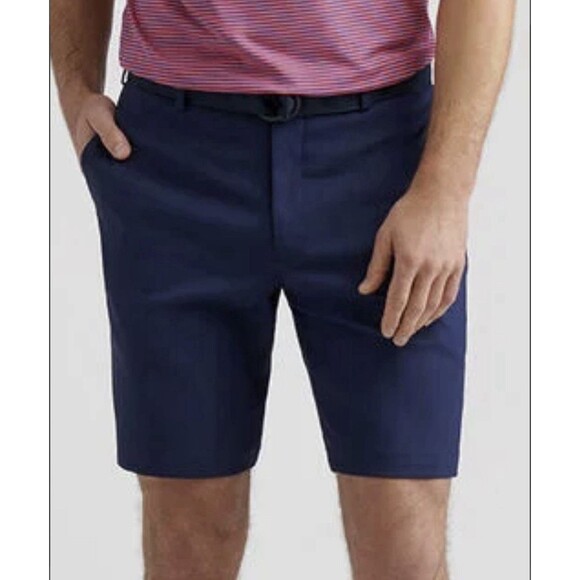 PETER MILLAR Mens 36 Salem Performance Shorts GOLF British gry ME0EB82 MRSP $108 - Picture 2 of 9